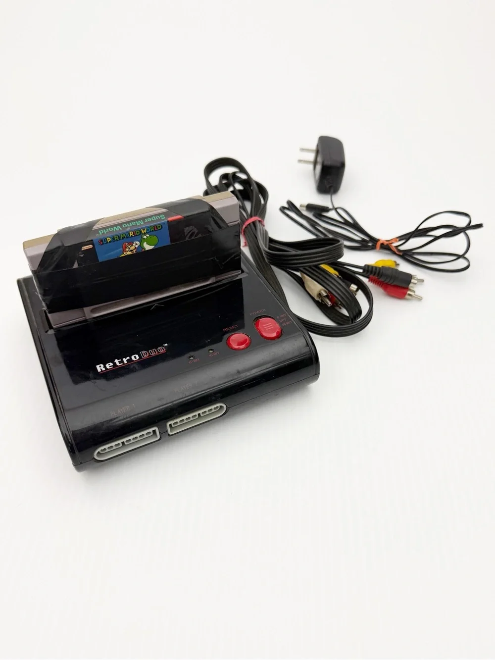 Retro Bit Retro Duo NES & SNES Twin Video Game Console with Game